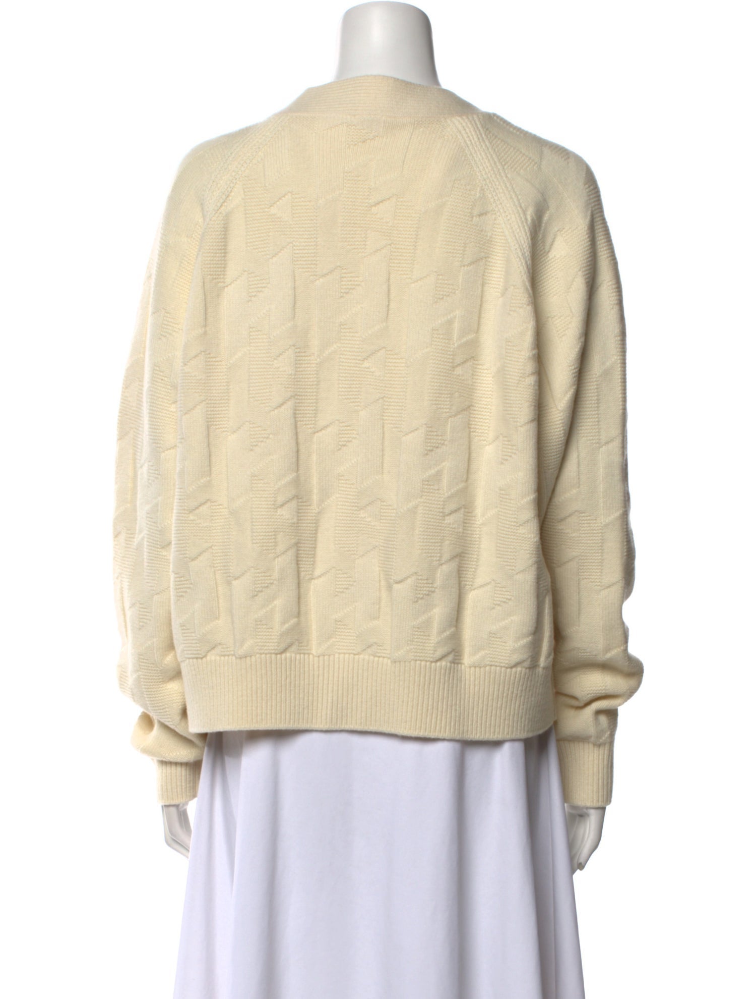 Hermès Virgin Wool V-Neck Sweater