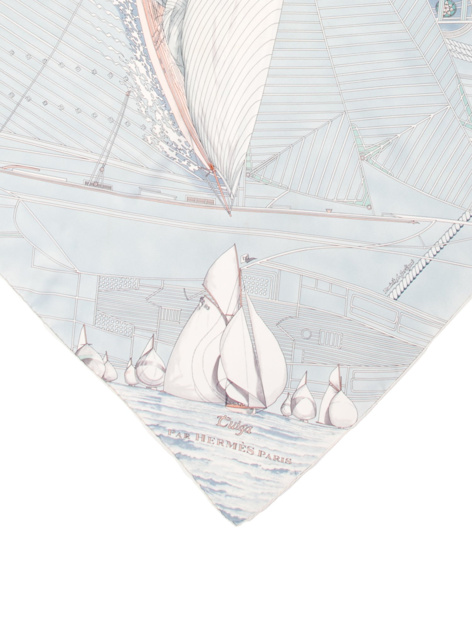 Hermès Tuiga Silk Scarf