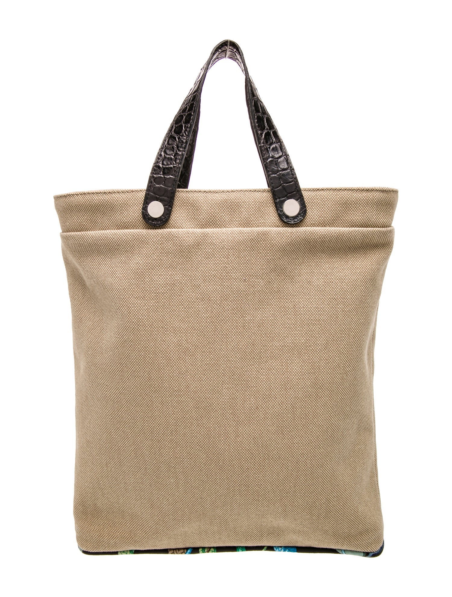 Hermès Petit H Toile Ash Tote