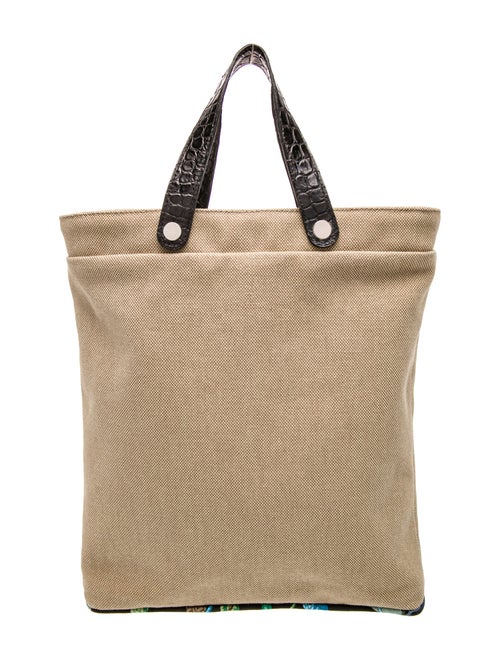 Hermès Petit H Toile Ash Tote