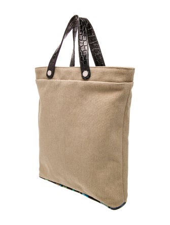 Hermès Petit H Toile Ash Tote