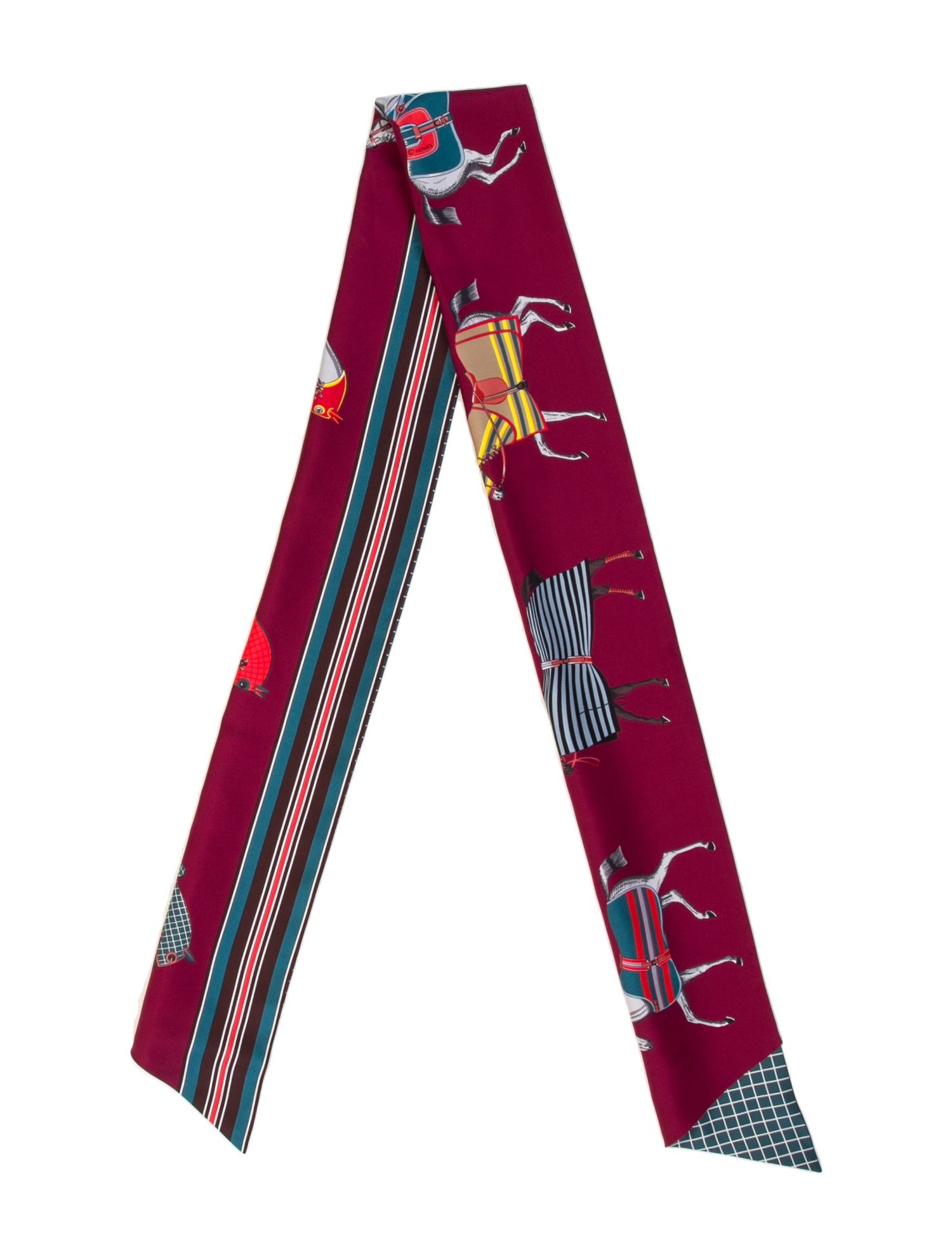 Hermès Rocabar Maxi Silk Twilly Scarf