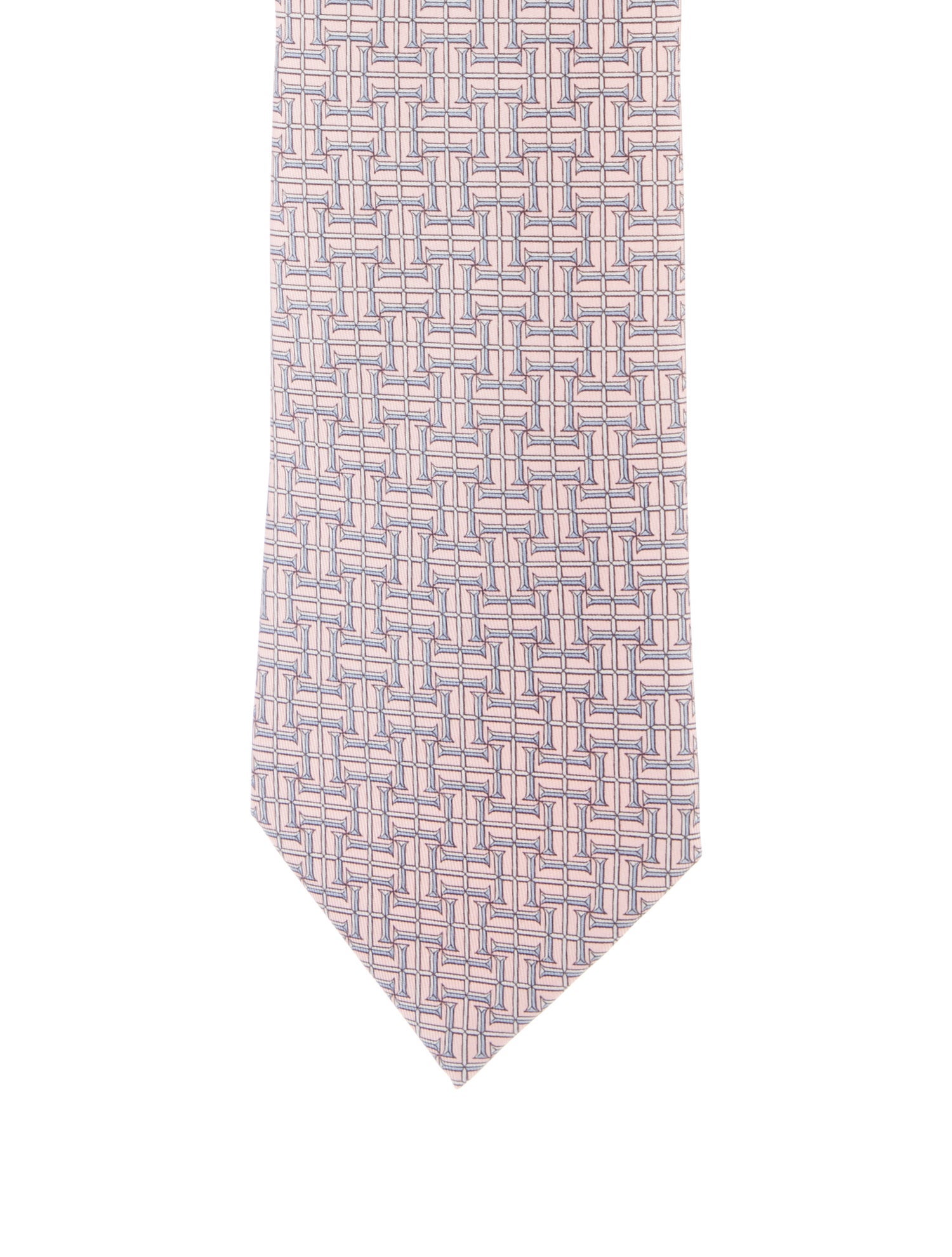 Hermès Silk Printed Tie