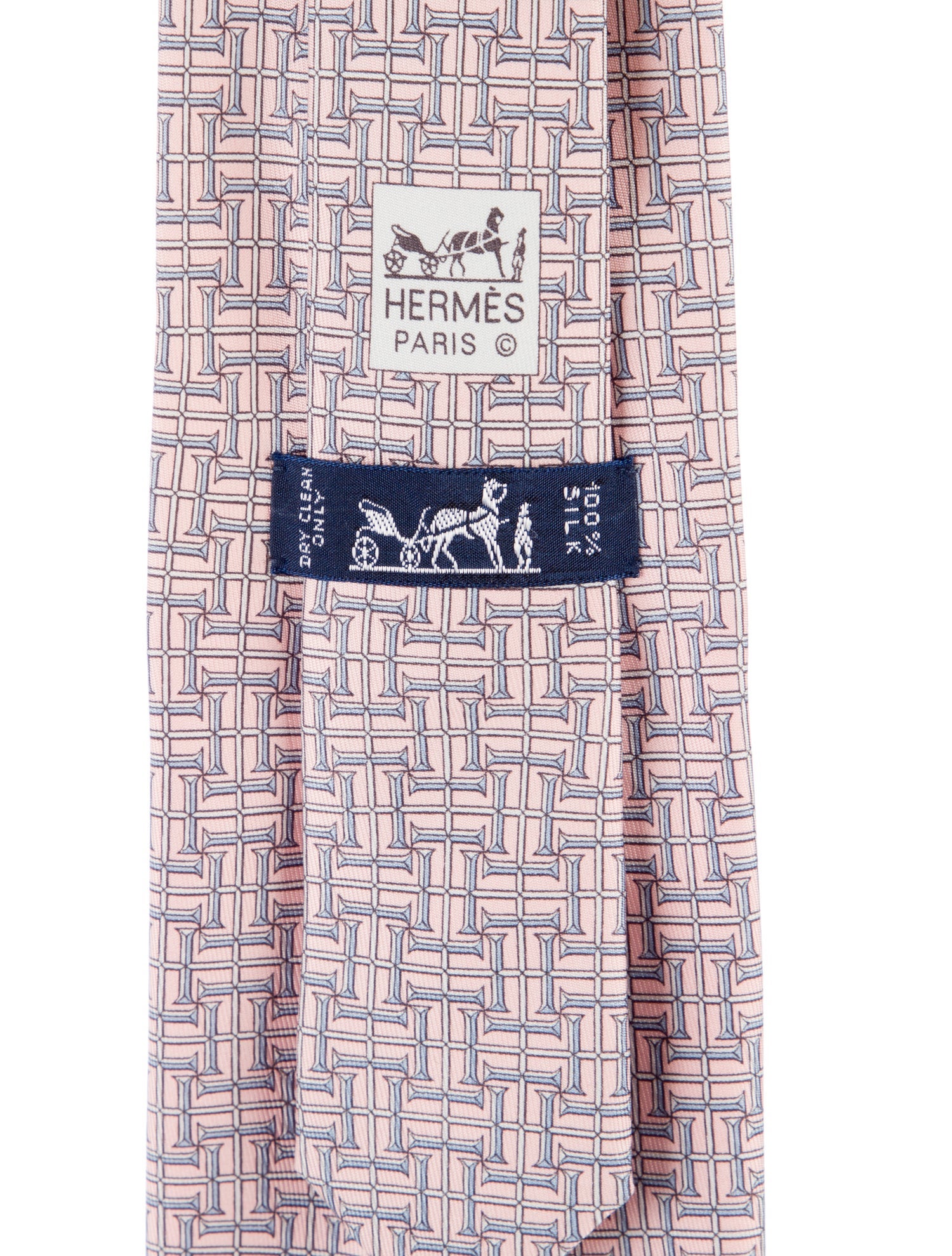 Hermès Silk Printed Tie