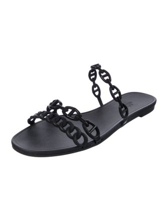 Hermès Rivage Chaîne d'Ancre Insignia Slides