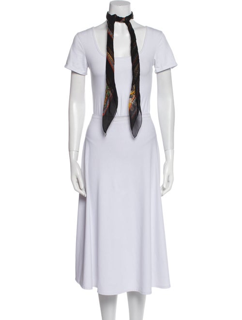 Hermès Axis Mundi Mousseline Silk Scarf