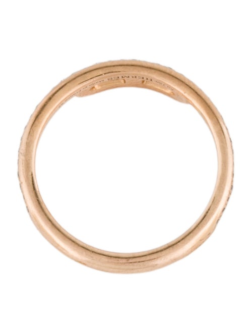 Hermès 18K Diamond Link D'Hermes Ring