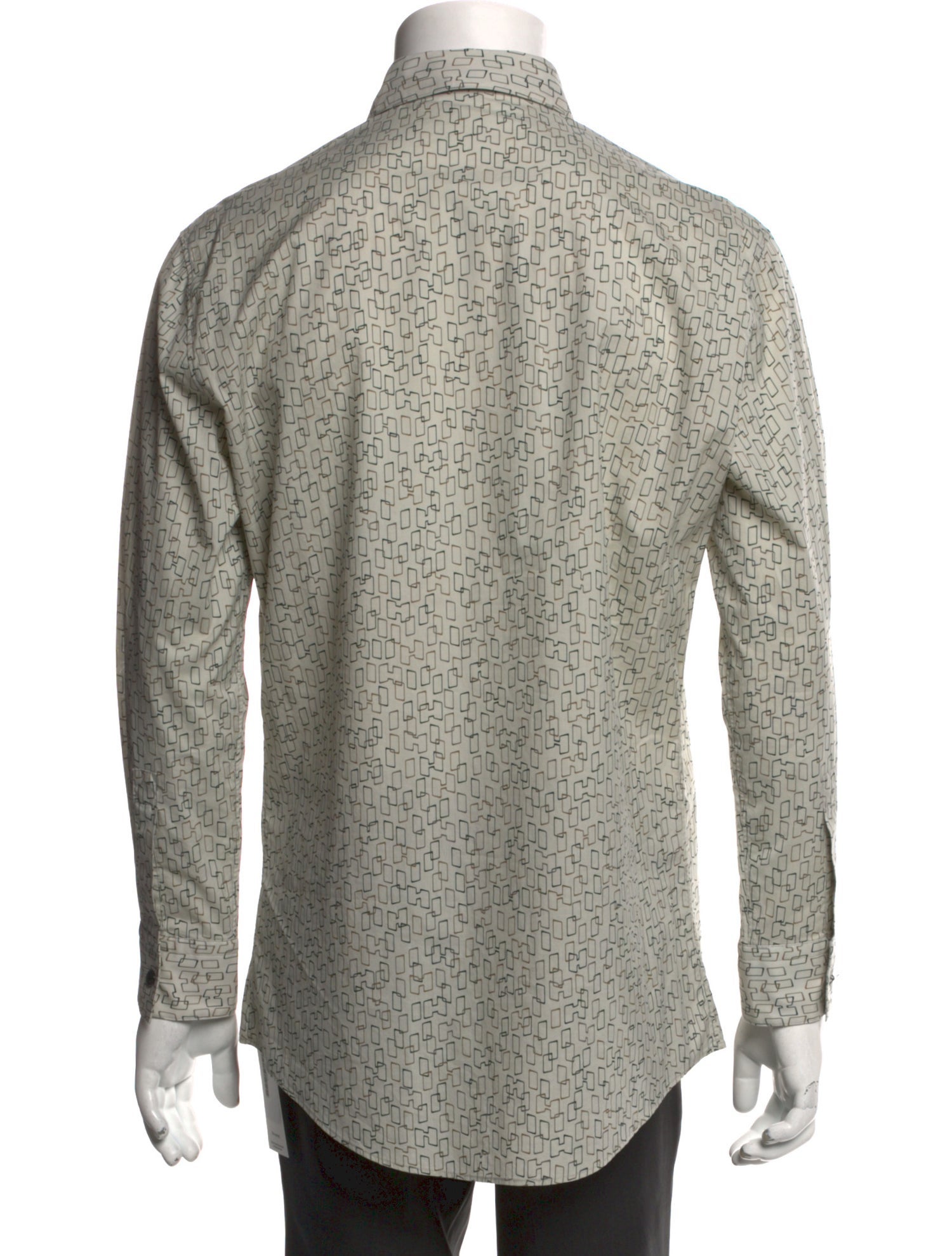 Hermès Printed Long Sleeve Shirt