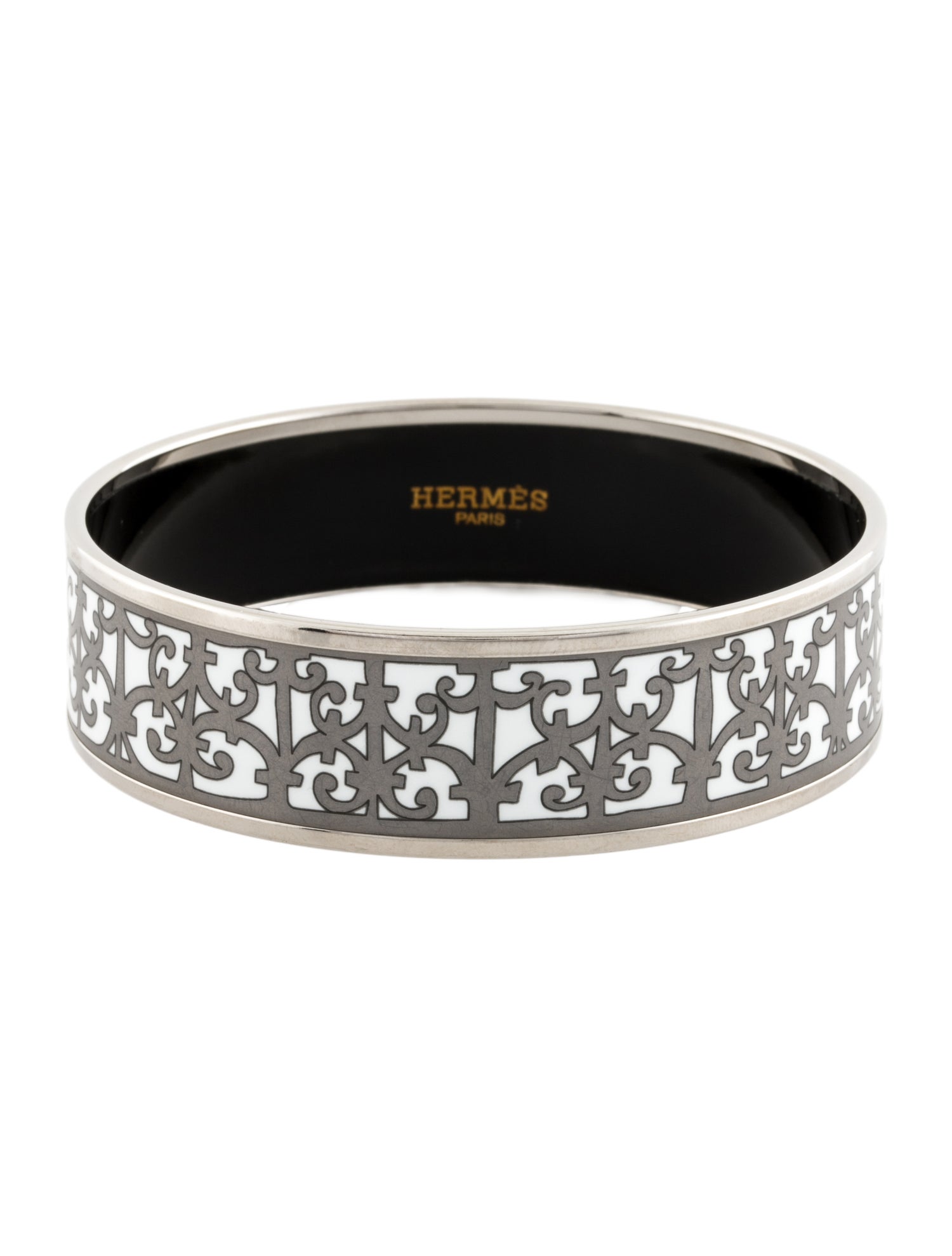 Hermès Balcons du Guadalquivir Wide Enamel Bangle