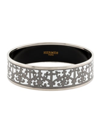 Hermès Balcons du Guadalquivir Wide Enamel Bangle