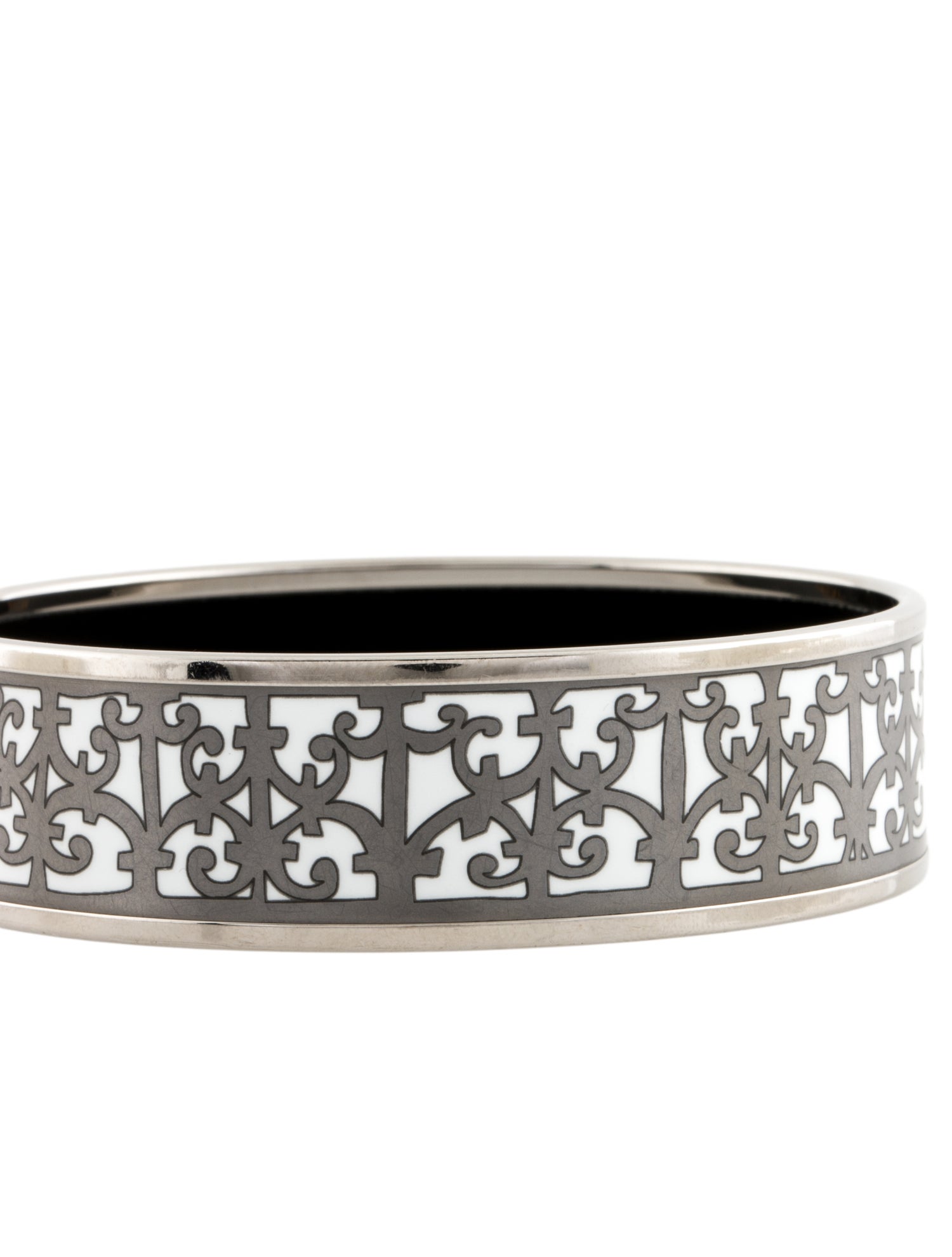 Hermès Balcons du Guadalquivir Wide Enamel Bangle