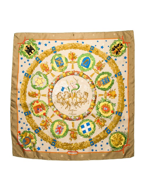 Hermès Emblémes de l'Europe Silk Scarf