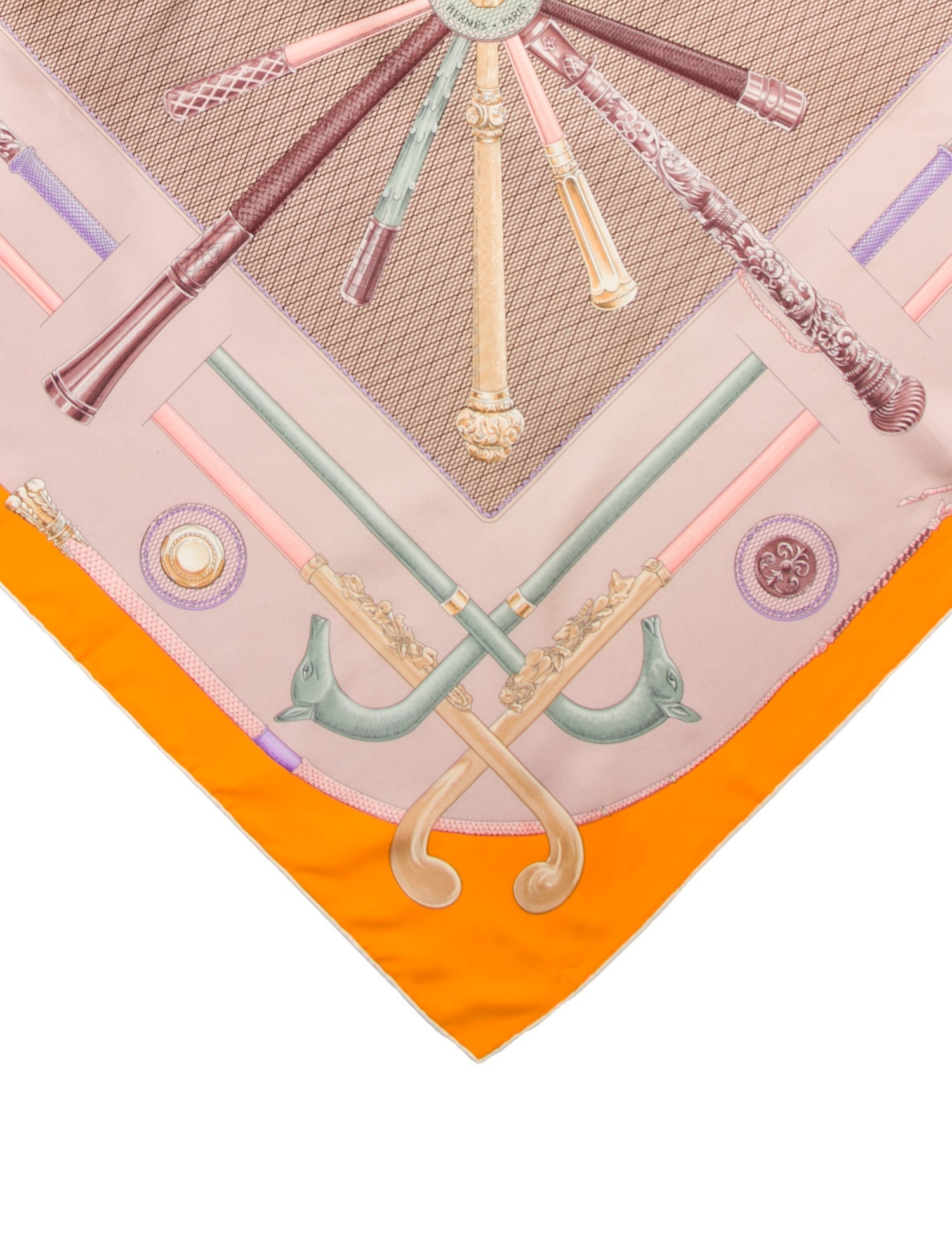 Hermès Cannes Et Cannes Silk Scarf