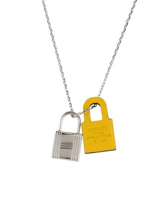 Hermès Leather O'Kelly Pendant Necklace