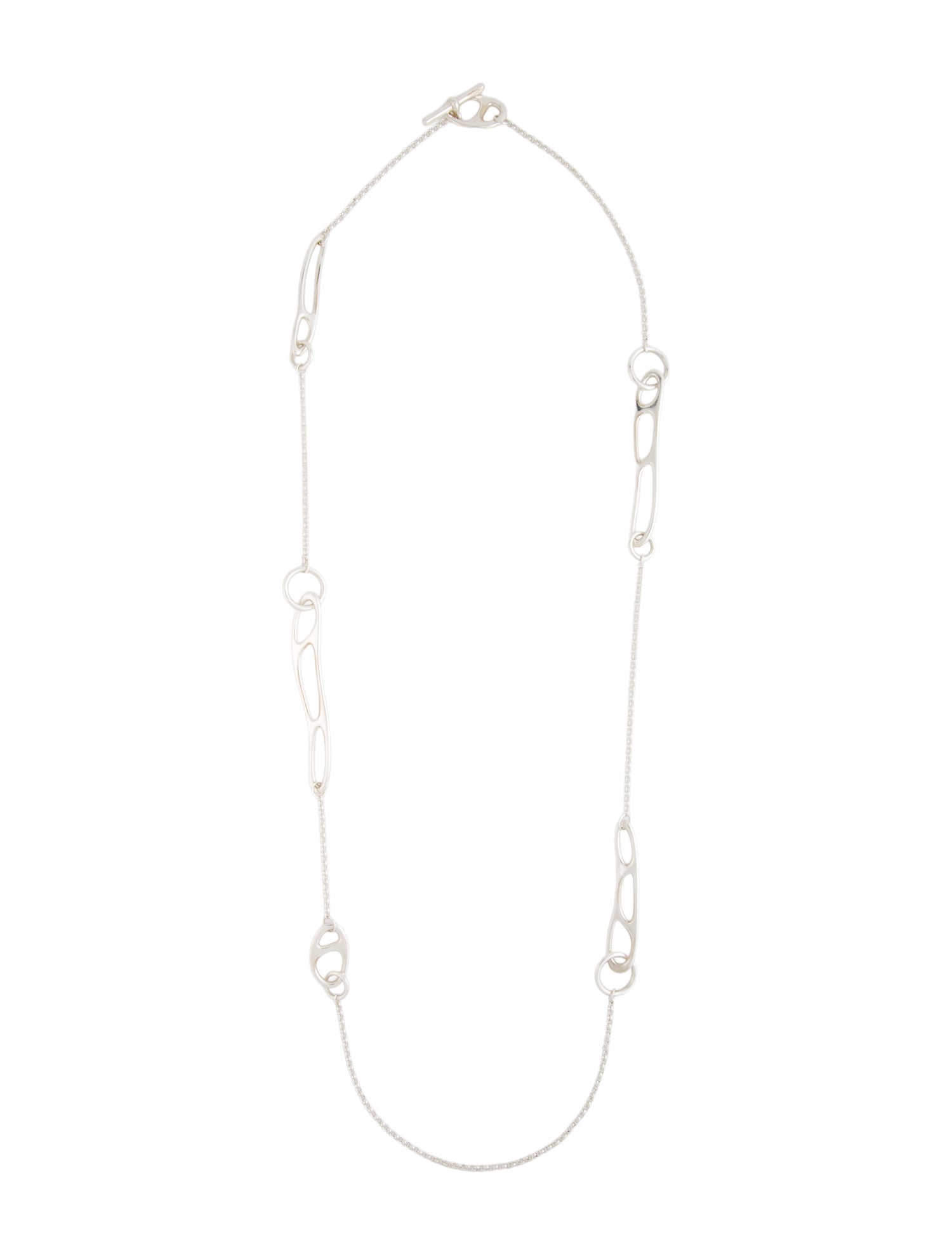 Hermès Chaine d'ancre Punk Long Station Necklace