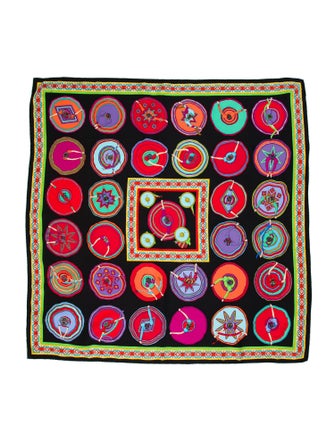 Hermès Belles du Mexique Silk Scarf