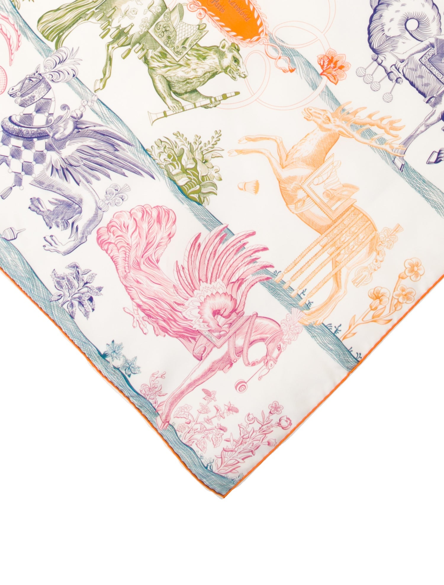 Hermès Della Cavalleria Favolosa Double Face Silk Scarf