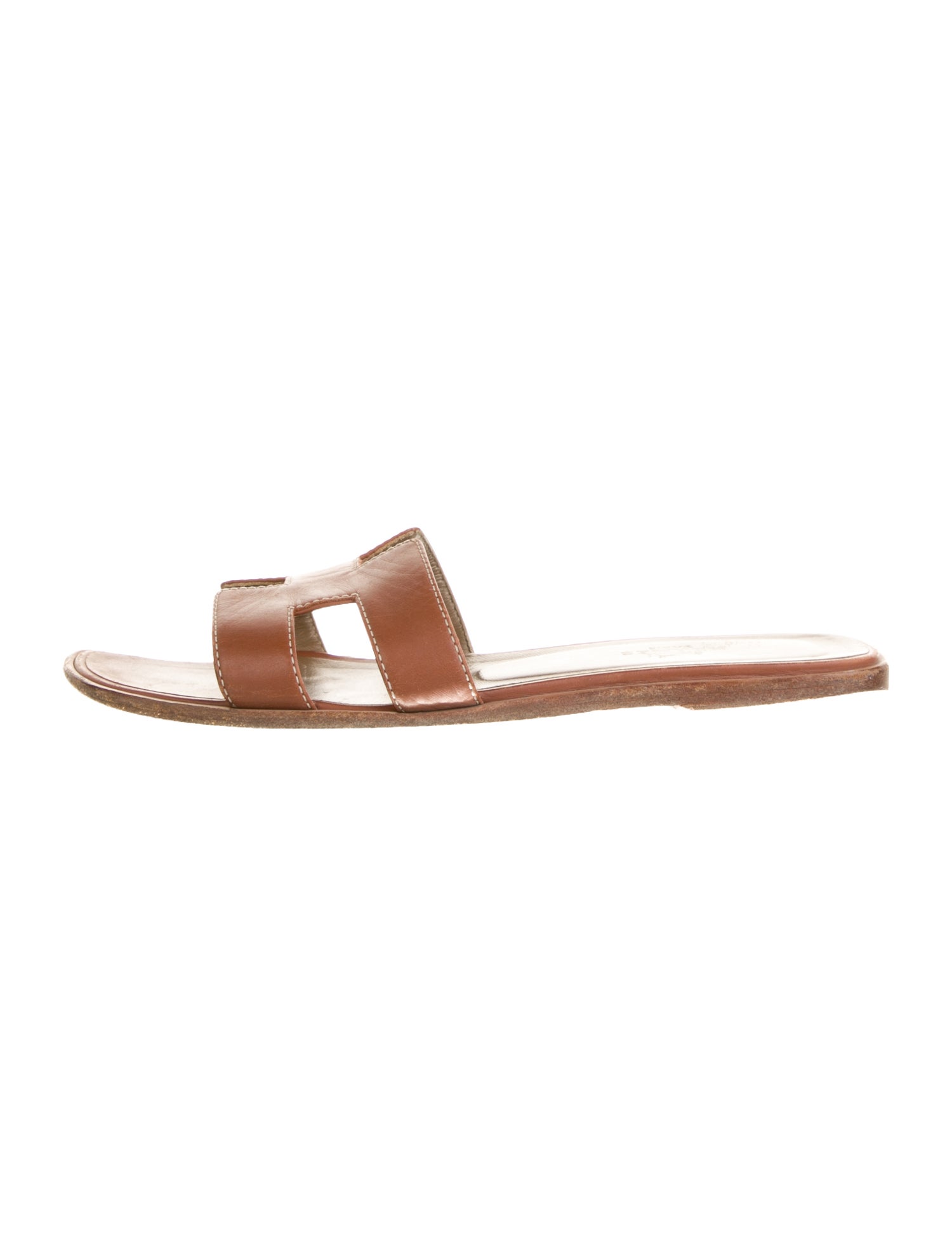 Hermès Oran Calfskin Slides