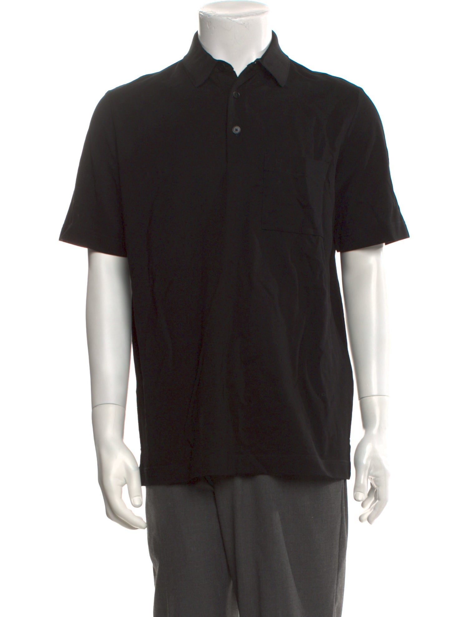 Hermès Collar Short Sleeve Polo Shirt