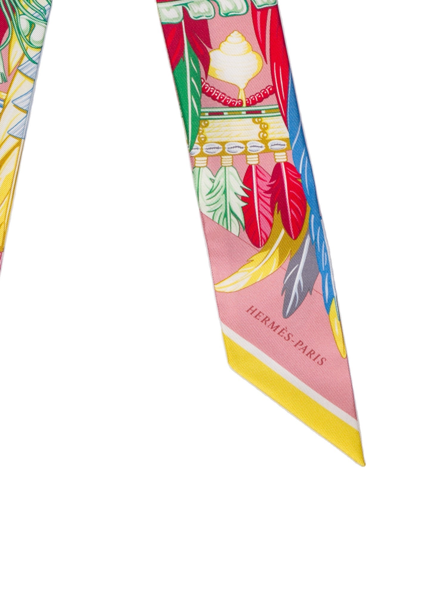 Hermès La Danse Pacifique Silk Twilly Scarf w/ Tags