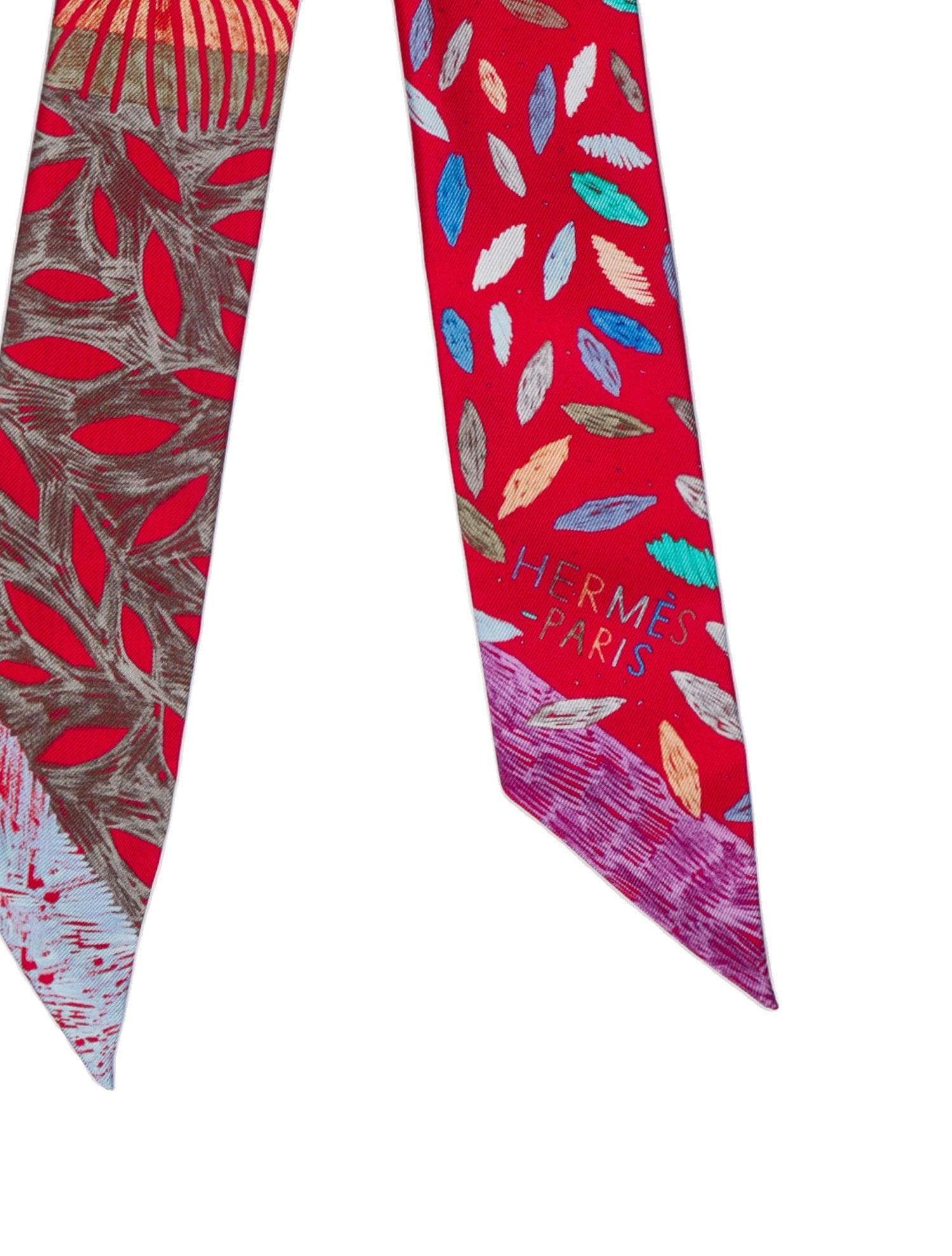 Hermès Chacun Fait Son Nid Silk Twilly Scarf w/ Tags