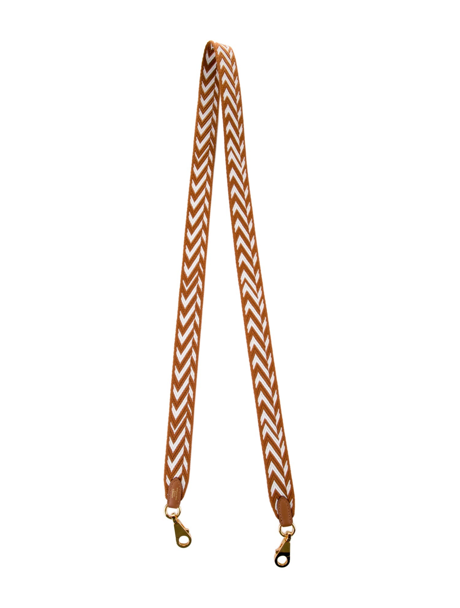 Hermès 2024 Toile ZigZag 25mm Bag Strap