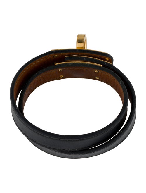 Hermès Leather Kelly Double Tour Wrap Bracelet