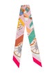 Hermès Springs Springs Silk Twilly Scarf