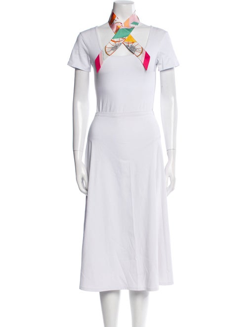 Hermès Springs Springs Silk Twilly Scarf