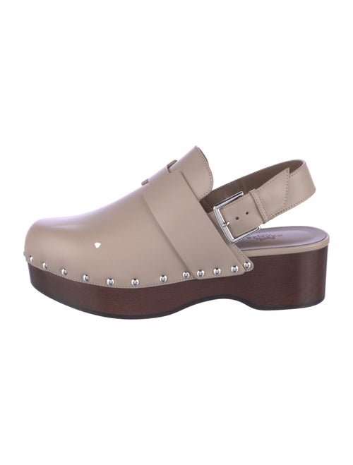 Hermès Hermione Leather Slingback Flats