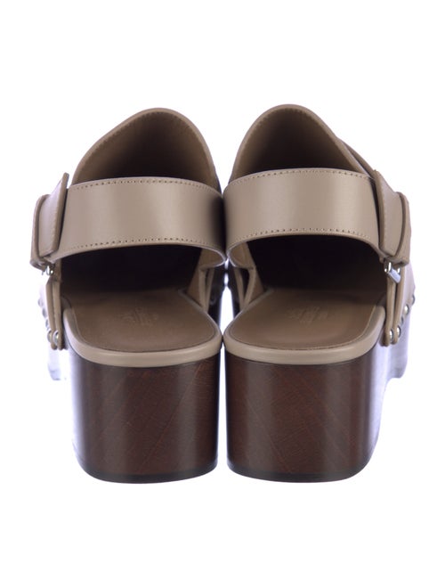 Hermès Hermione Leather Slingback Flats