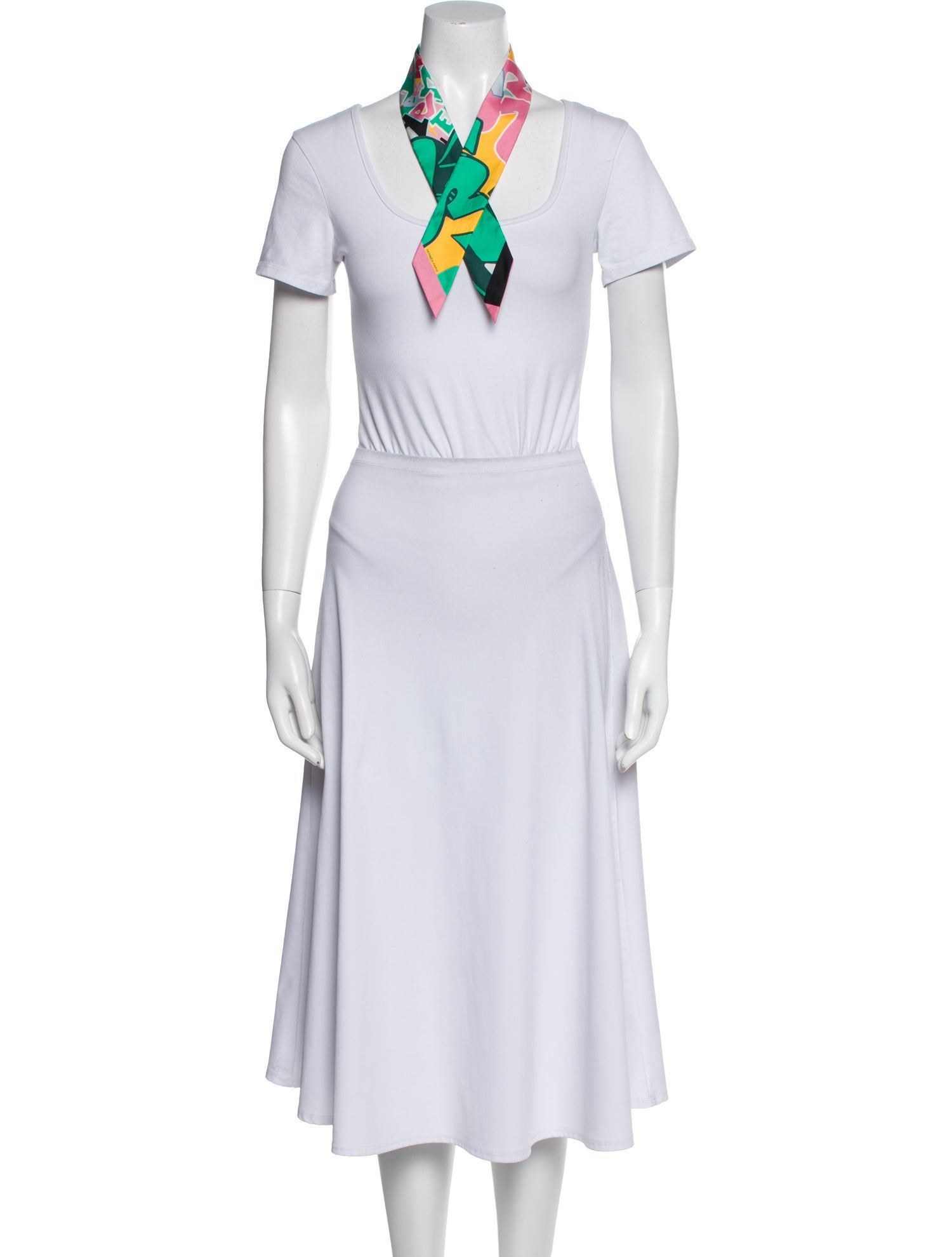 Hermès Graffiti Silk Twilly Scarf