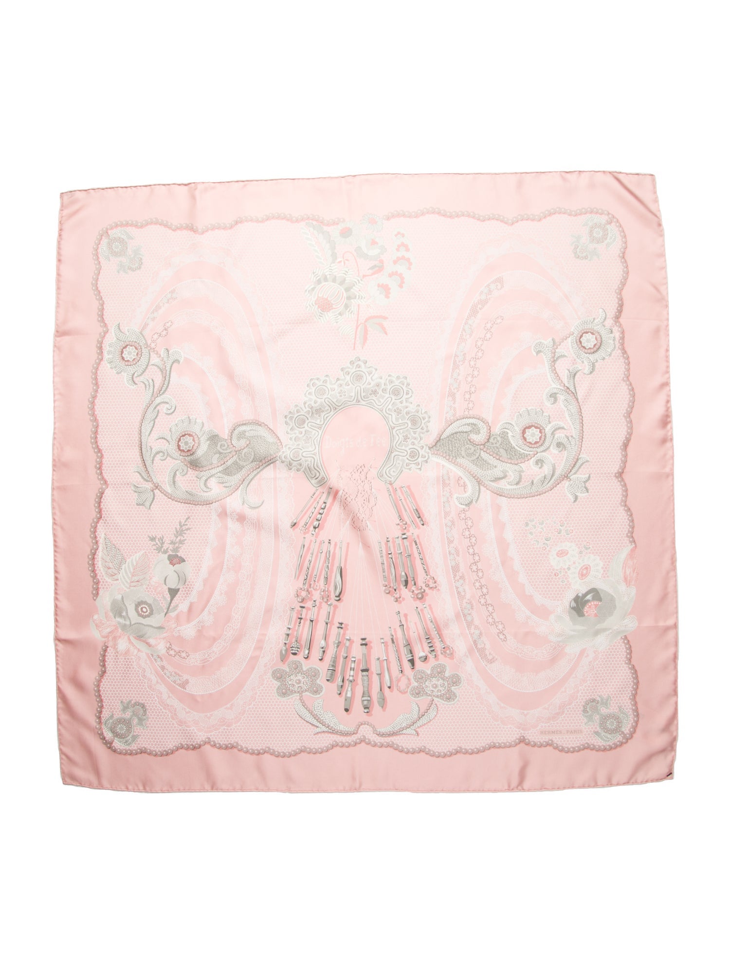 Hermès Doigts De Fée Silk Scarf