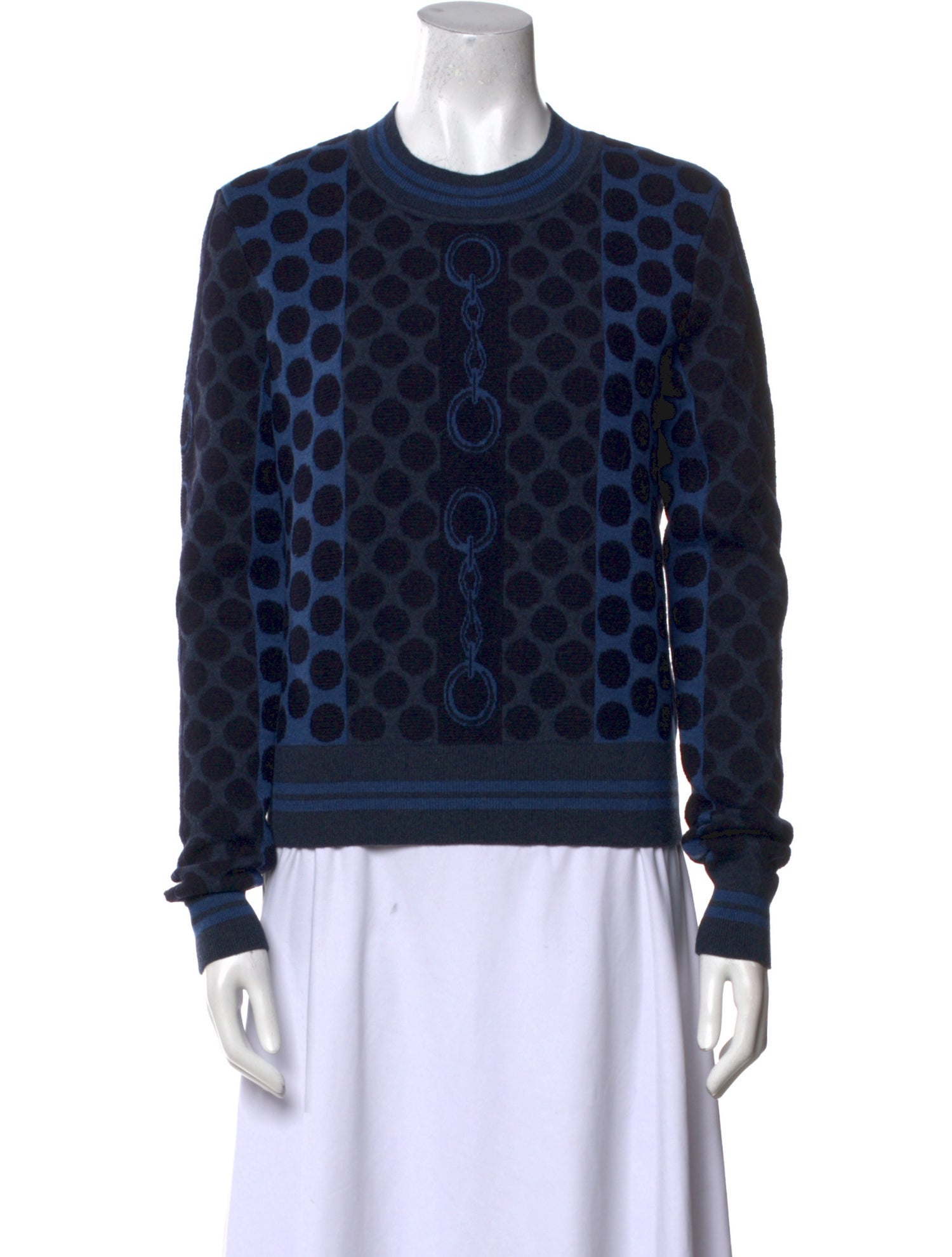 Hermès Virgin Wool Printed Sweater