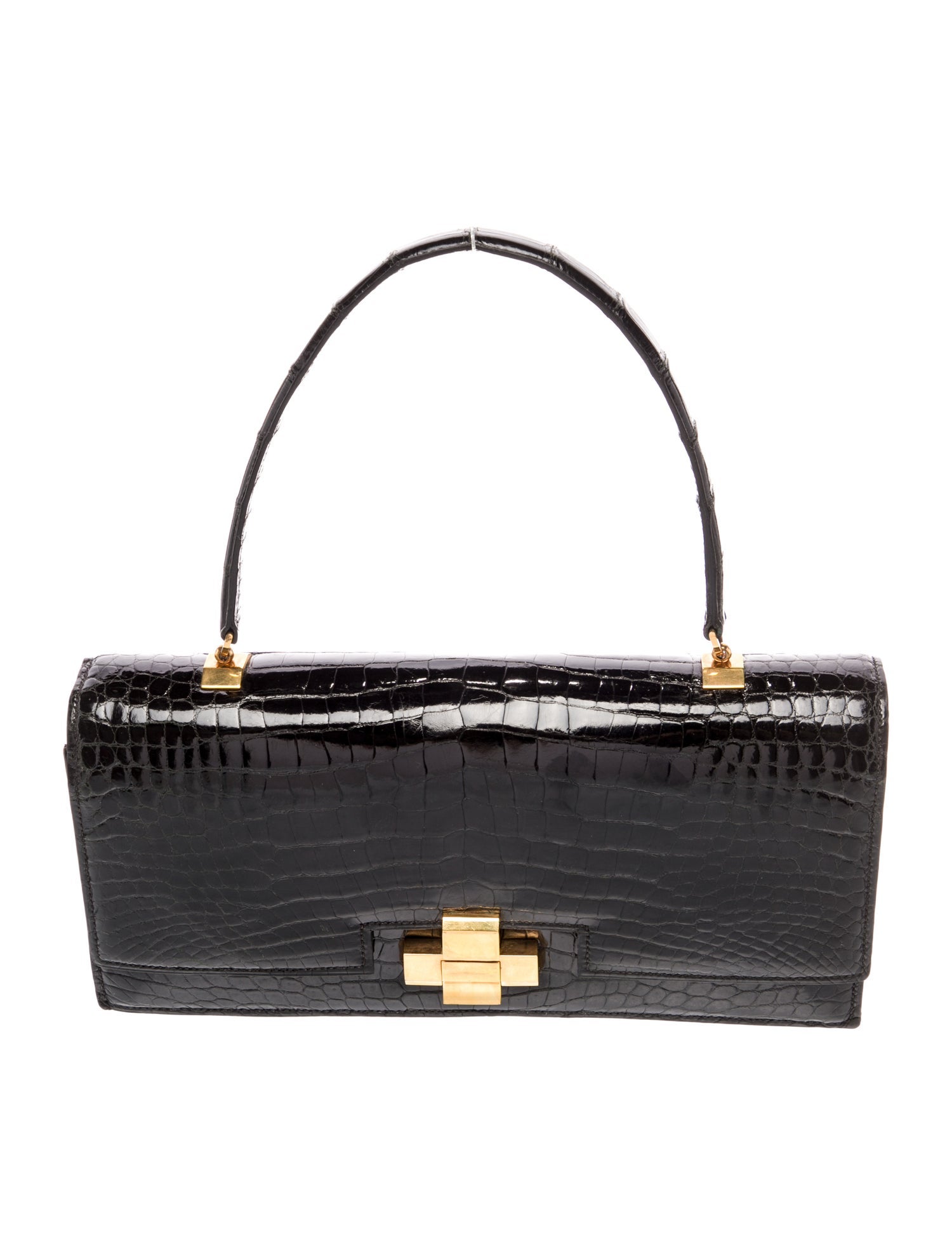 Hermès Crocodile Lido Shoulder Bag