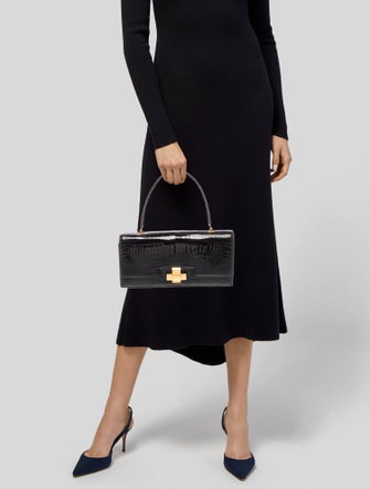 Hermès Crocodile Lido Shoulder Bag