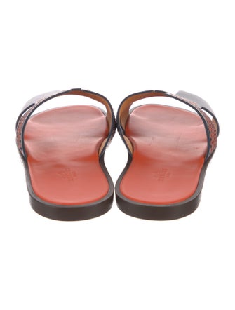 Hermès Izmir Leather Slides