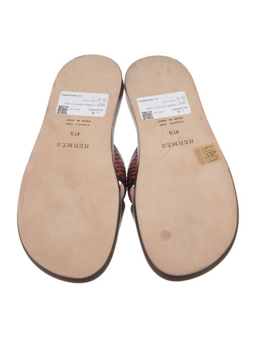 Hermès Izmir Leather Slides