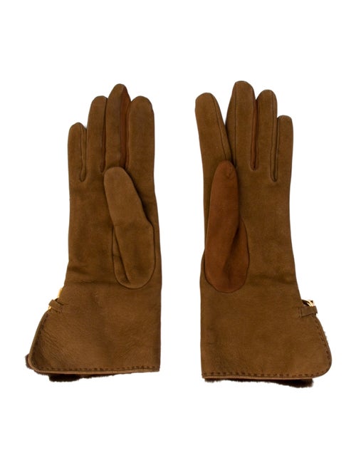 Hermès Suede Gloves