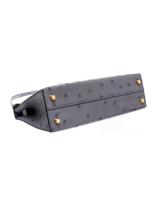 Hermès Special Order Ostrich Mini Kelly II Sellier 20