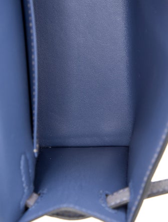 Hermès Special Order Ostrich Mini Kelly II Sellier 20