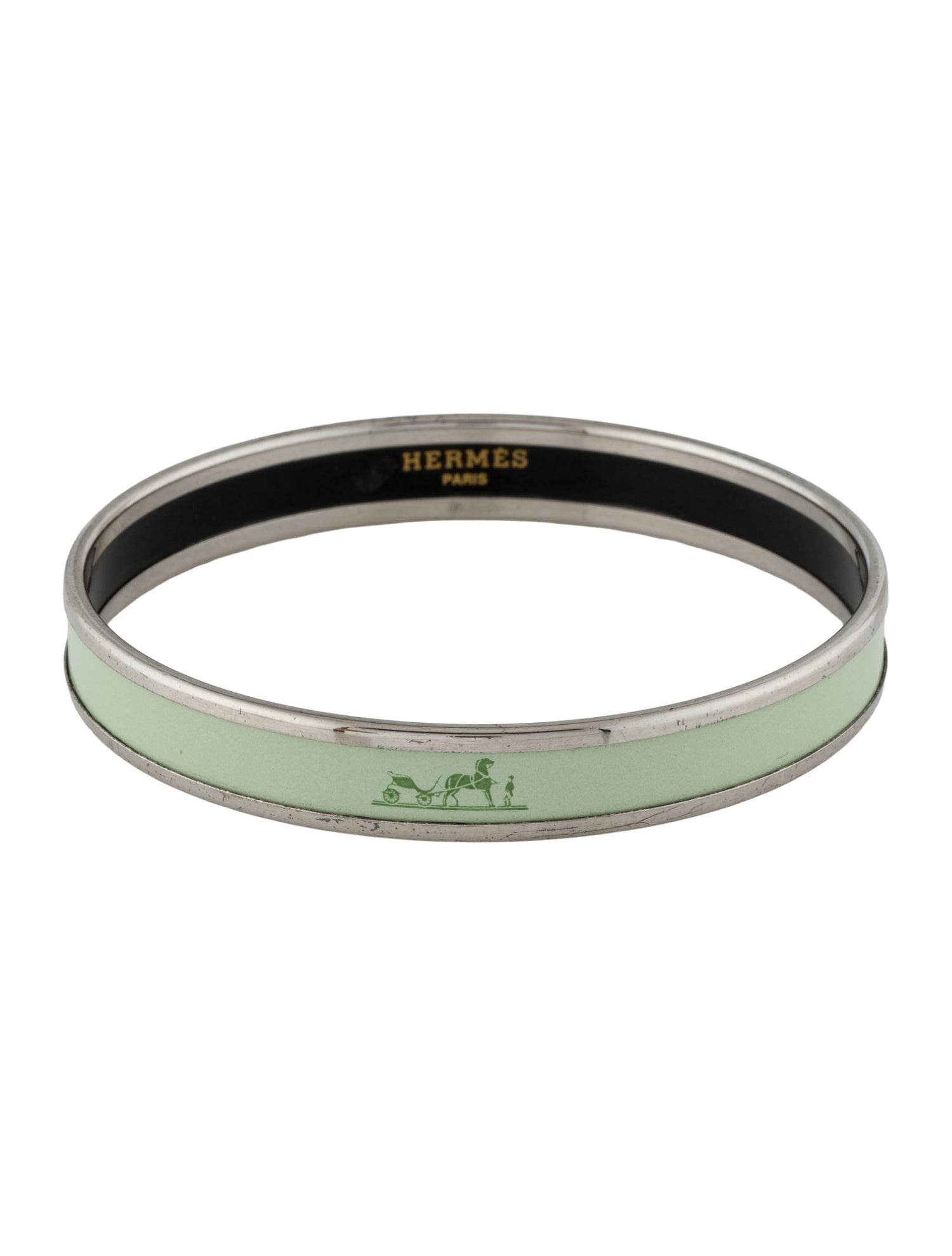 Hermès Calèche Narrow Bangle Bracelet