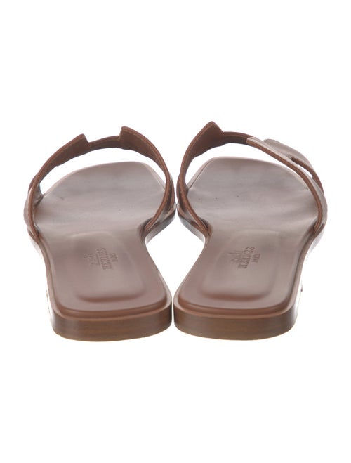 Hermès Oran Leather Slides