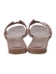 Hermès Oran Leather Slides