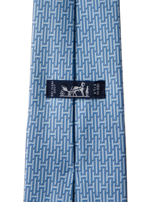 Hermès Silk Patterned Tie