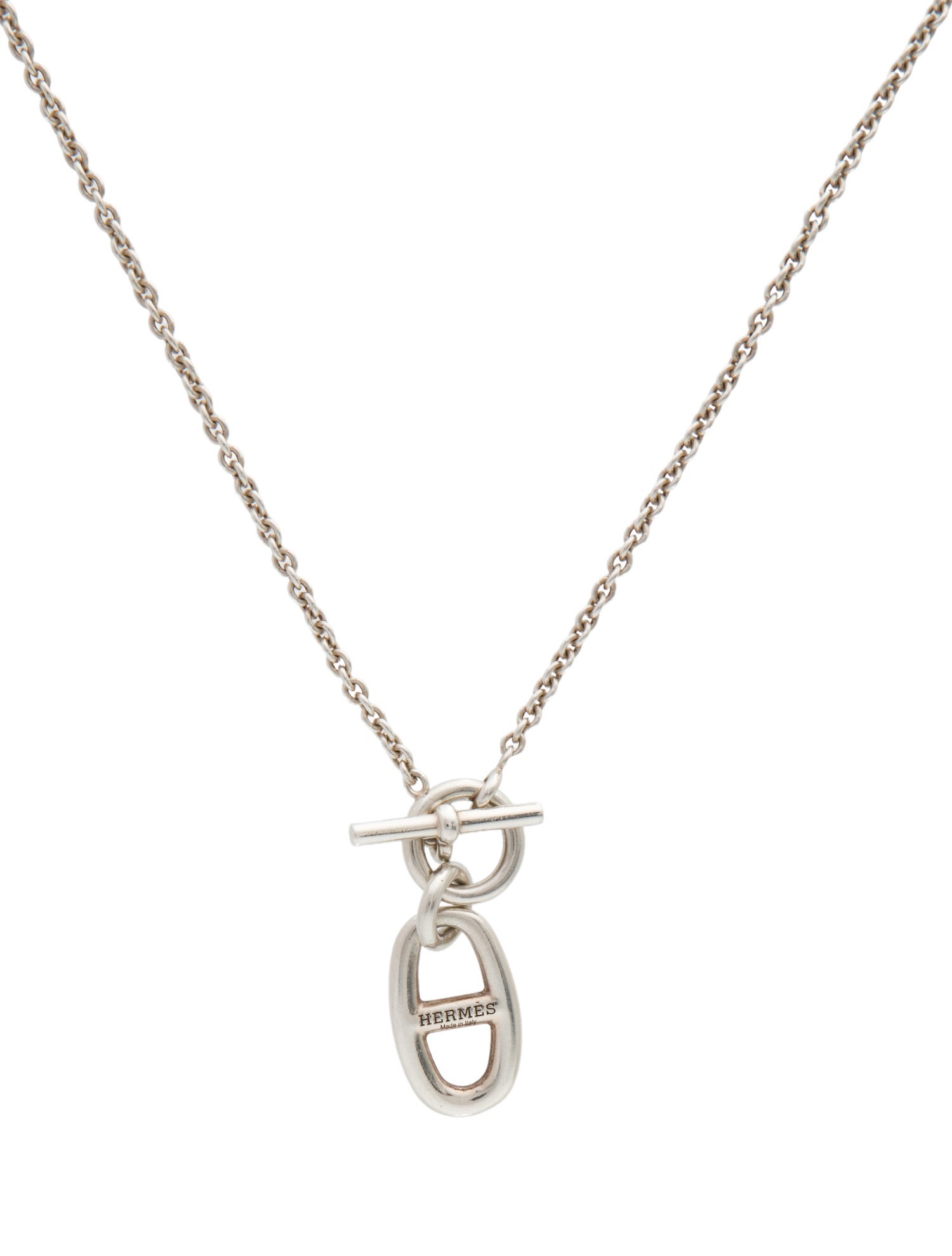 Hermès Chaine D'Ancre Pendant Necklace