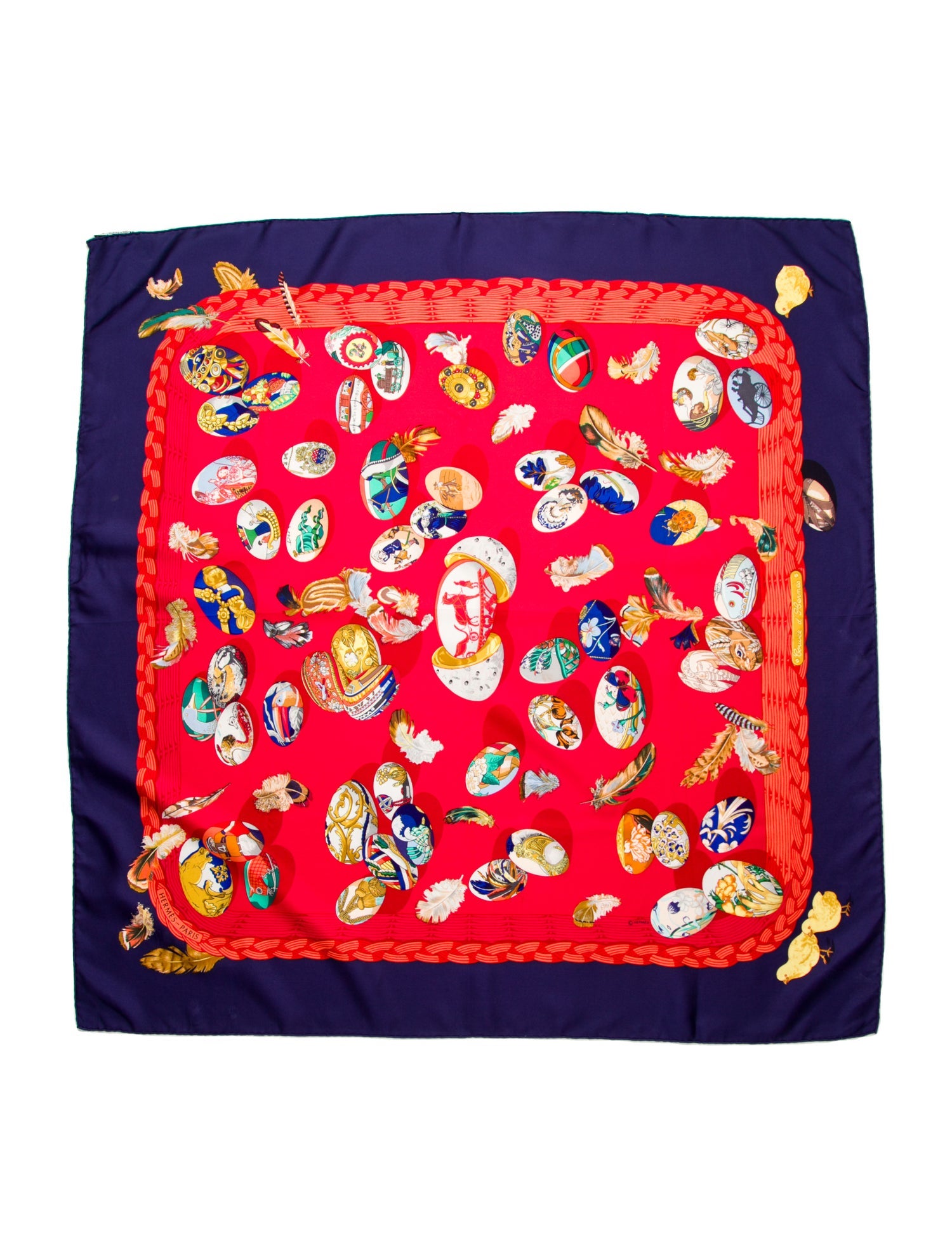 Hermès Couvee d’Hermes Silk Scarf