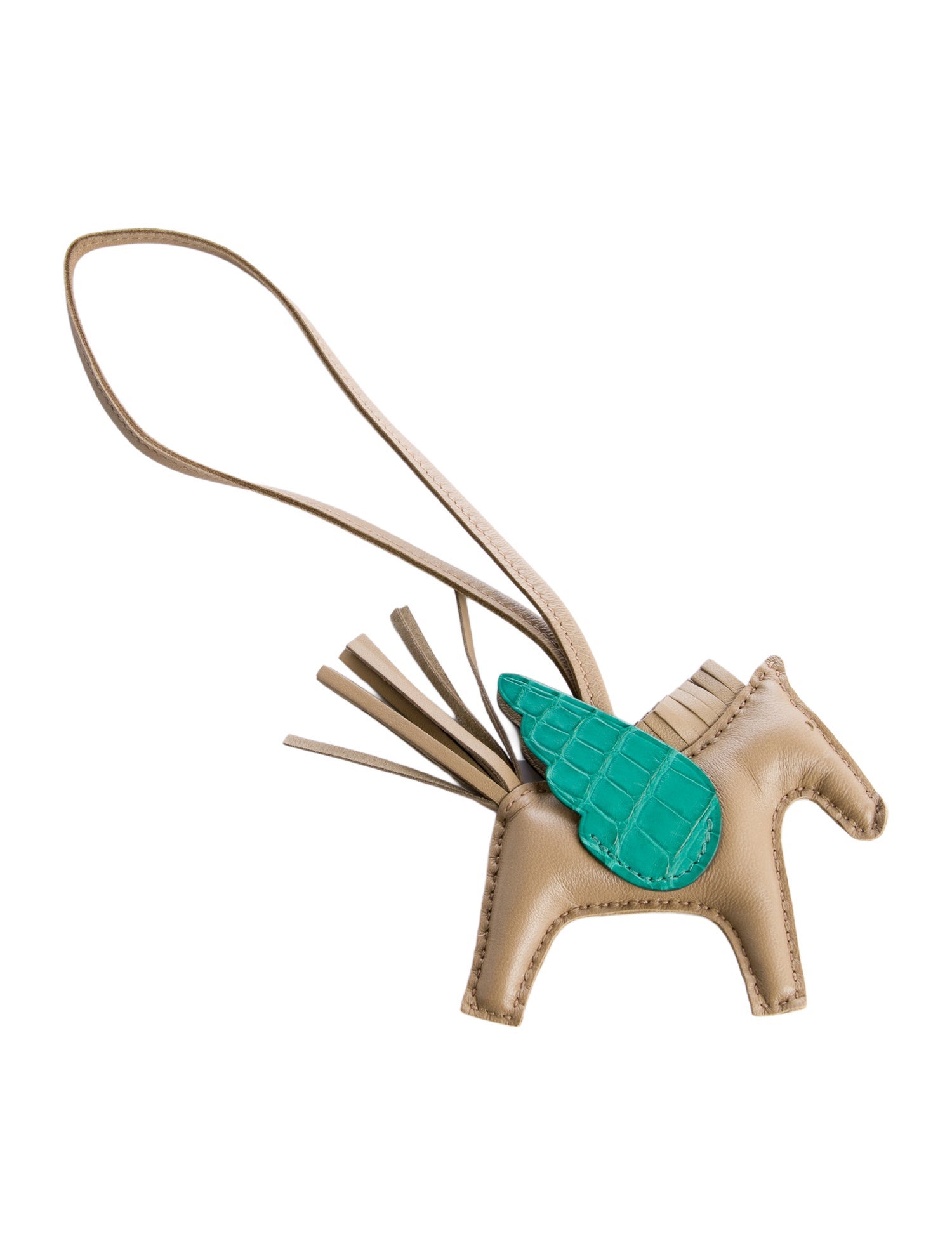 Hermès Milo & Matte Alligator Pegase GriGri Rodeo Bag Charm TPM