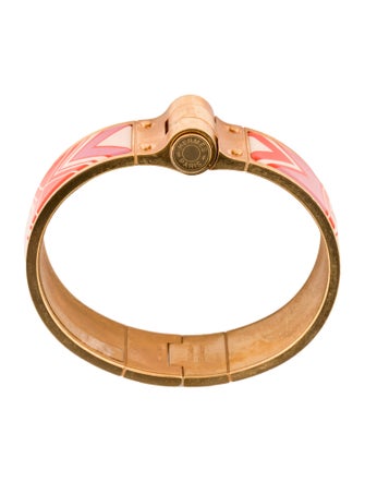 Hermès Enamel Hinged Bracelet