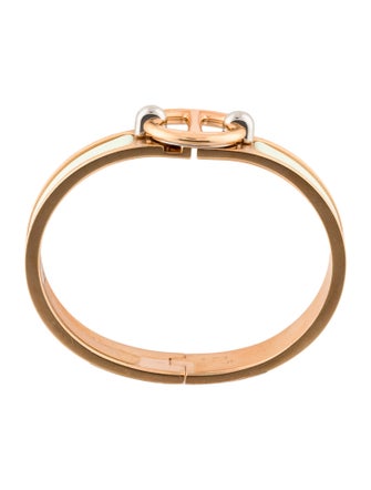 Hermès Enamel Mini Clic Chain d'Ancre Bracelet